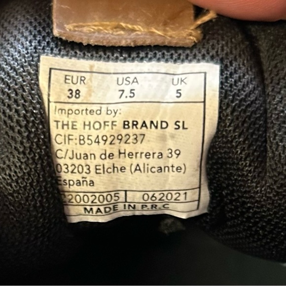 The Hoff Brand Women's Sneaker LONDON Black 7.5 - Picture 8 of 8